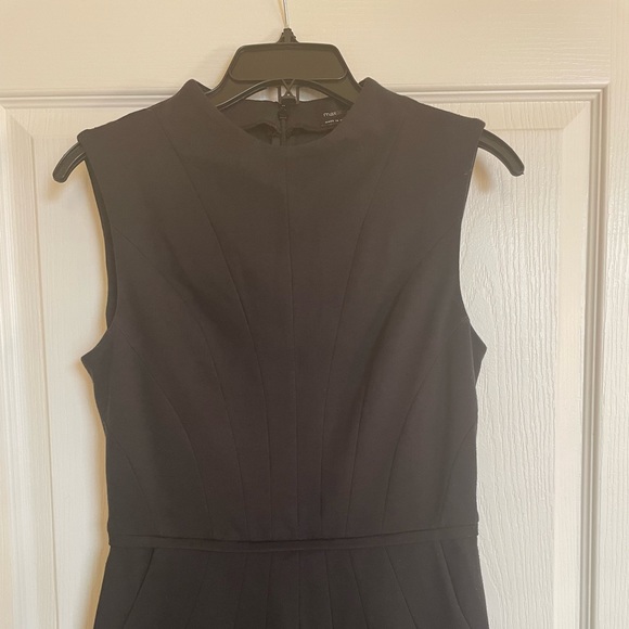 Max and Cleo Black Sleeveless Dress with Pockets - Picture 4 of 11